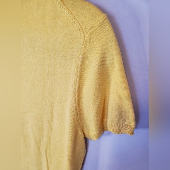 Talbots Yellow Women's Turtleneck Sweater - Picture 6 of 9